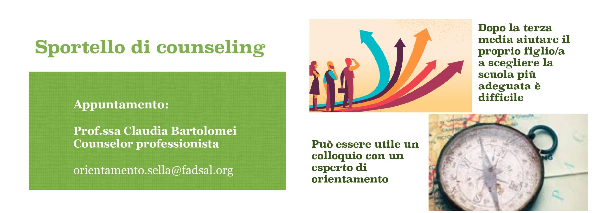 Counseling genitori locandina orizzontale